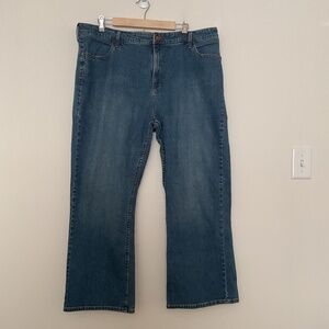 Levis Signature Bootcut Mid Rise Jeans Womens 24W SHORT Blue Denim Retro Cowgirl